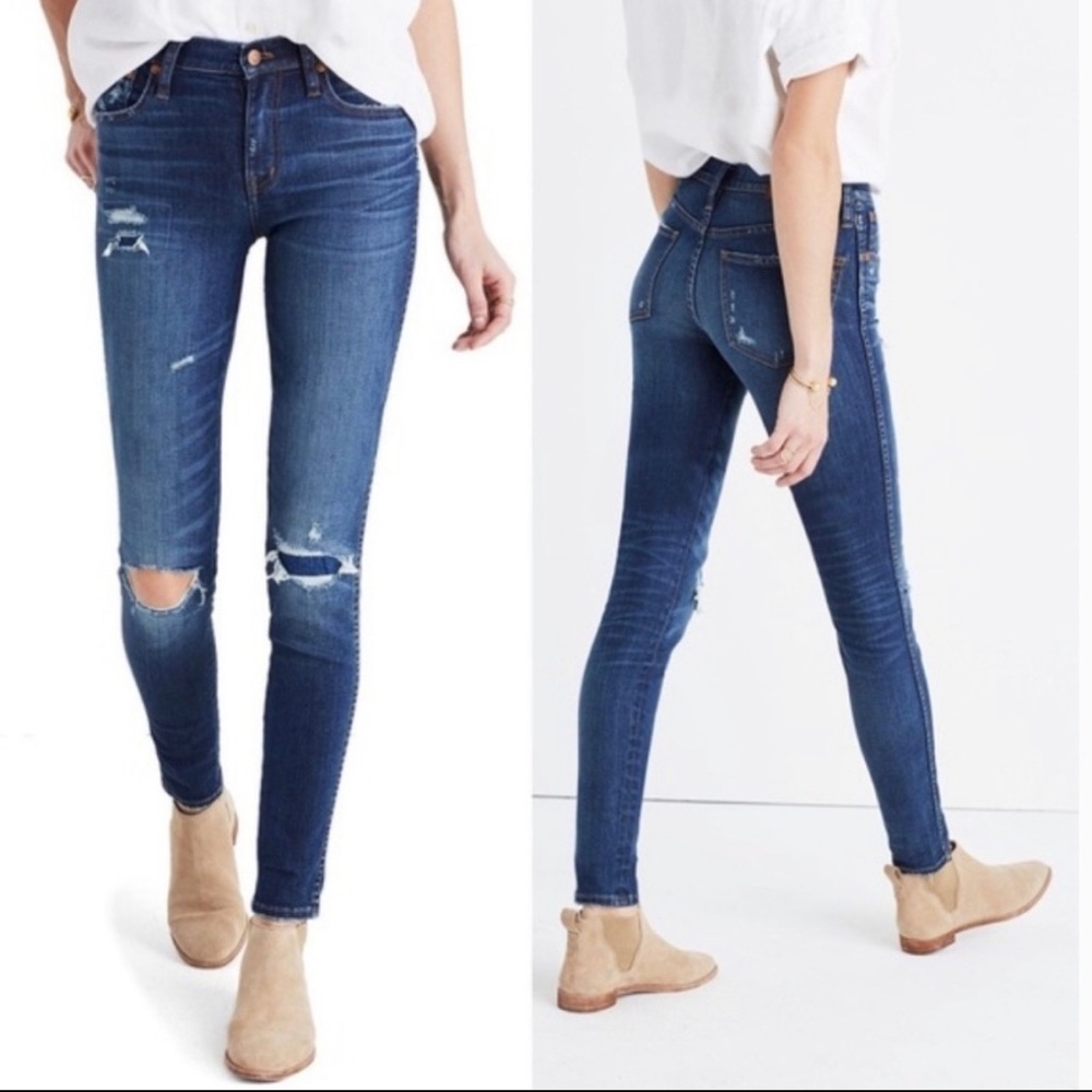 Madewell High Riser Skinny Skinny jeans